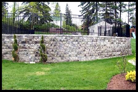 Scranton, PA Masonry retaining wall